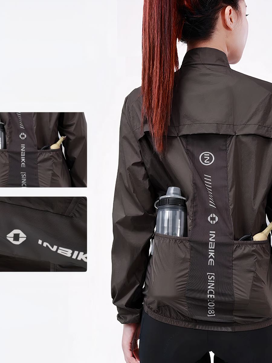 Veste vtt femme coupe-vent et protection solaire – Image 2