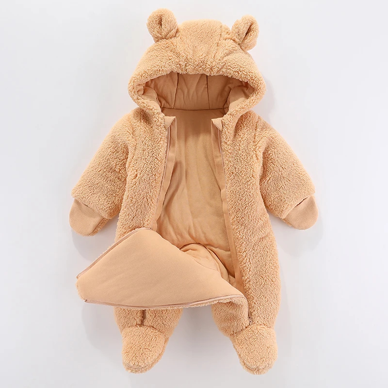 Veste bébé garçon style combinaison avec des oreilles – Image 2