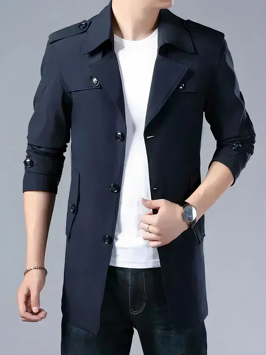 Veste de travail homme coupe-vent et légère avec boutons