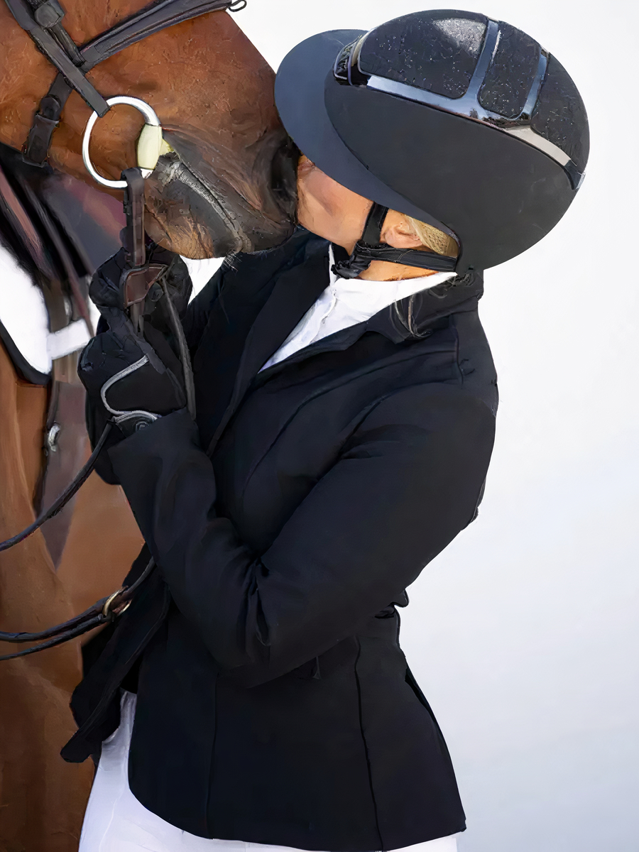 Veste équitation femme pour compétition avec boutons – Image 3