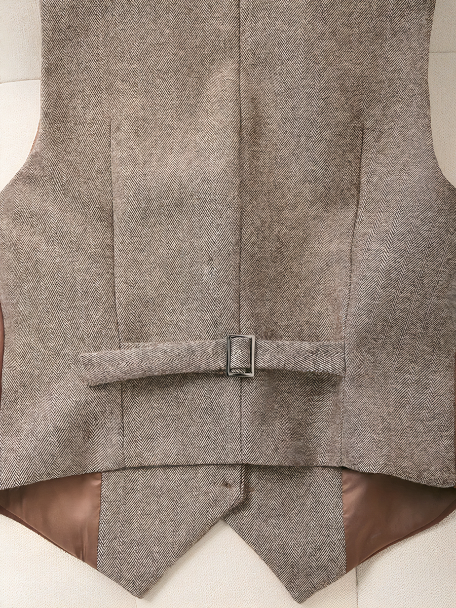 Veste équitation femme sans manches avec boutons – Image 3