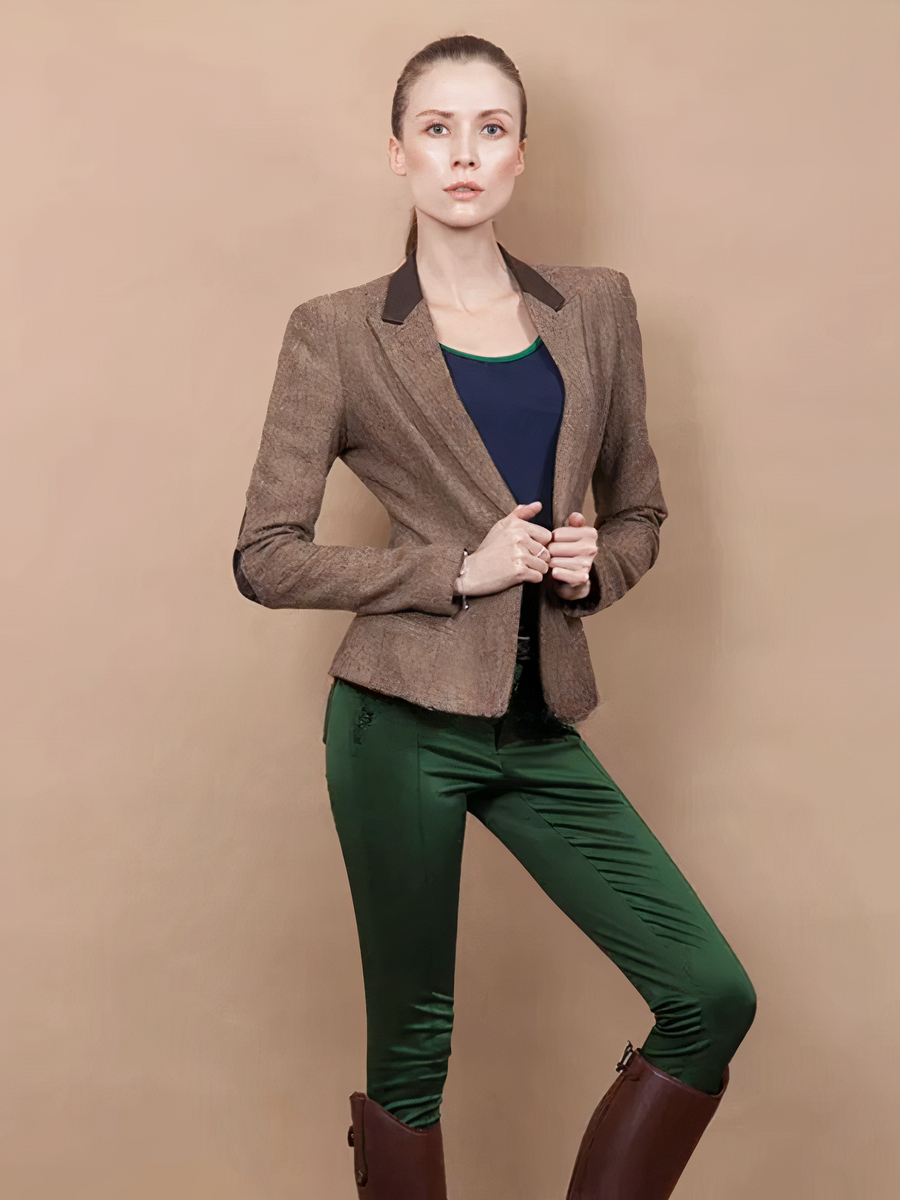 Veste équitation femme style blazer pour cavalière