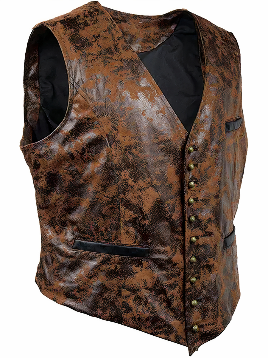 Veste équitation homme effet cuir vieilli – Image 2