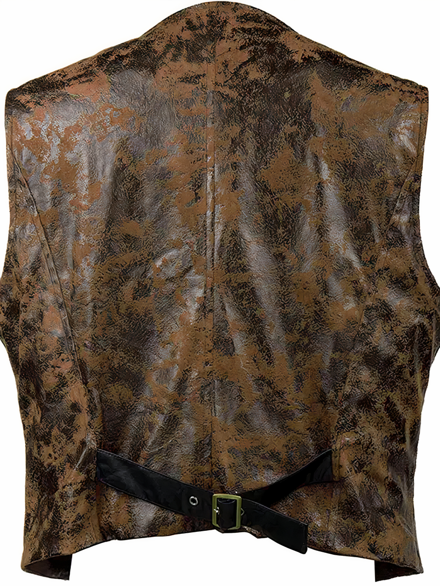 Veste équitation homme effet cuir vieilli – Image 3
