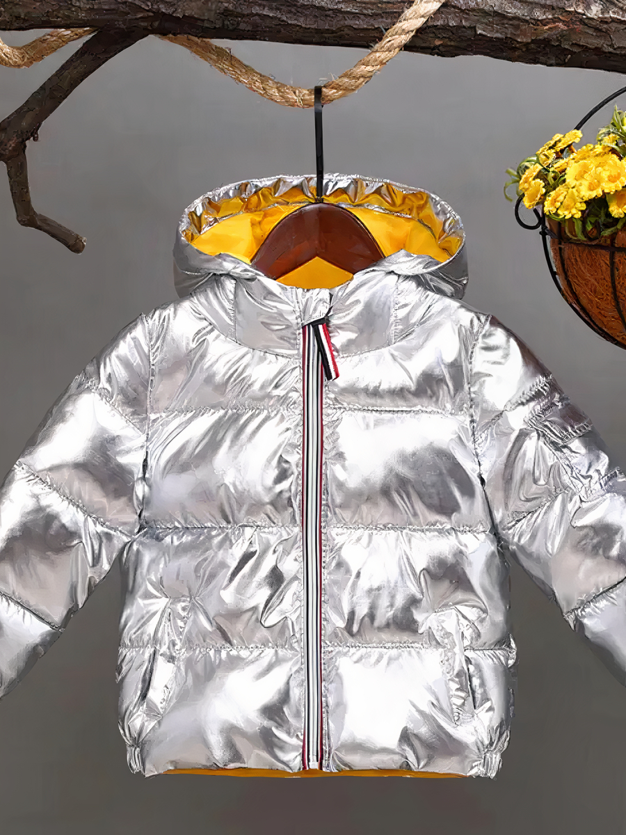 Veste fille style décontracté avec capuche – Image 2