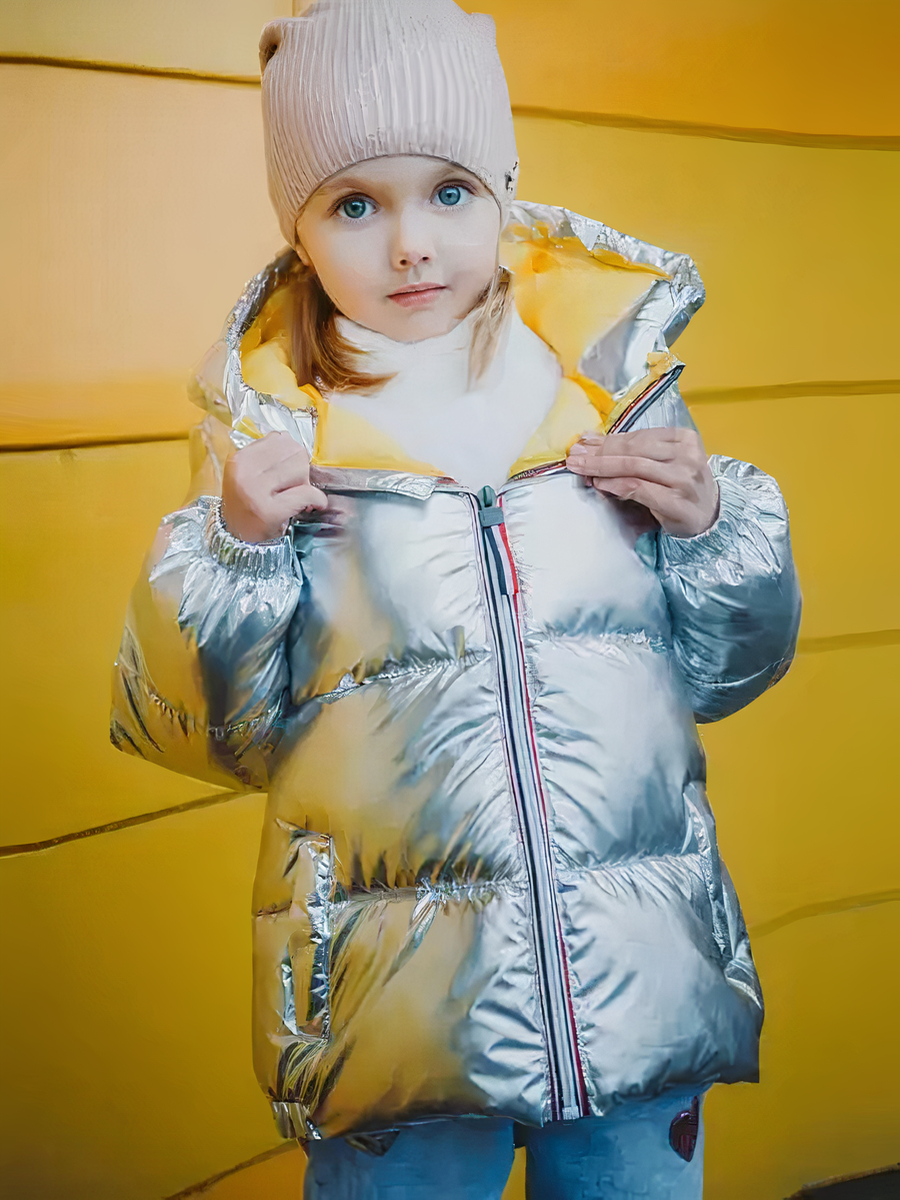 Veste fille style décontracté avec capuche – Image 3