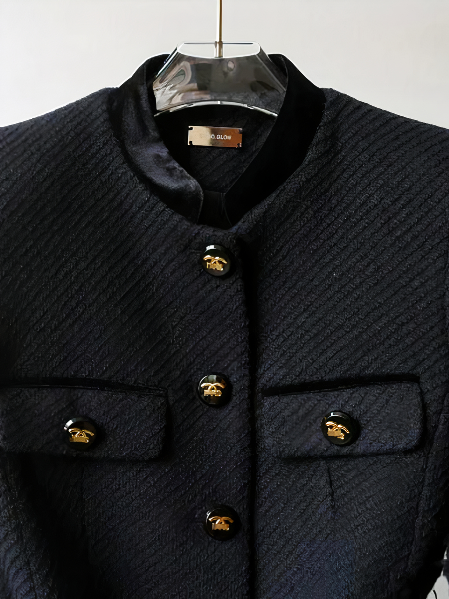 Veste habillée style blazer élégant à boutonnage simple – Image 3