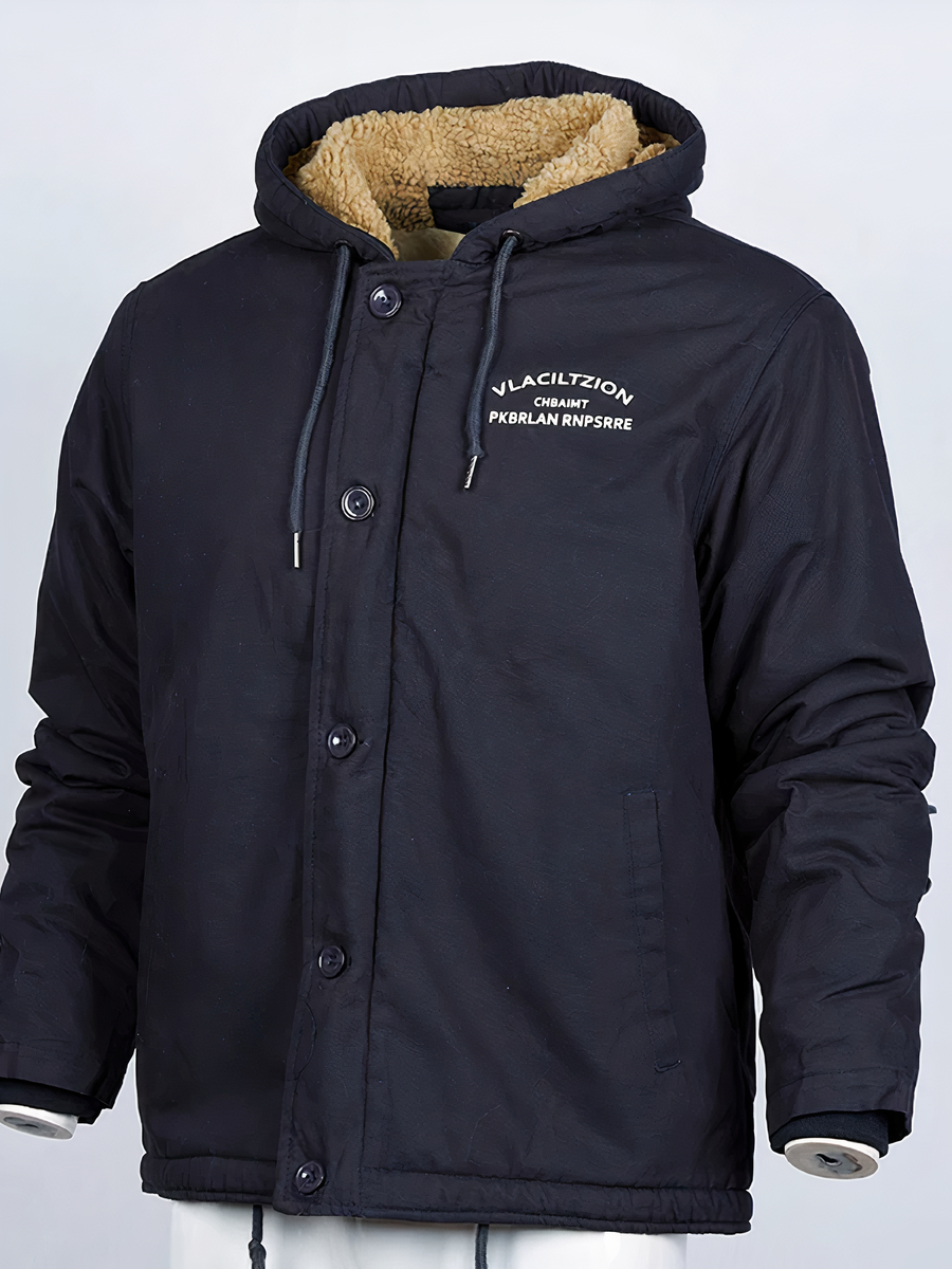 Veste parka homme chaude et rembourrée avec capuche