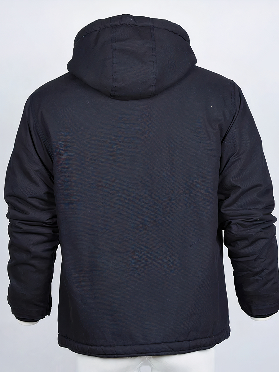 Veste parka homme chaude et rembourrée avec capuche – Image 3
