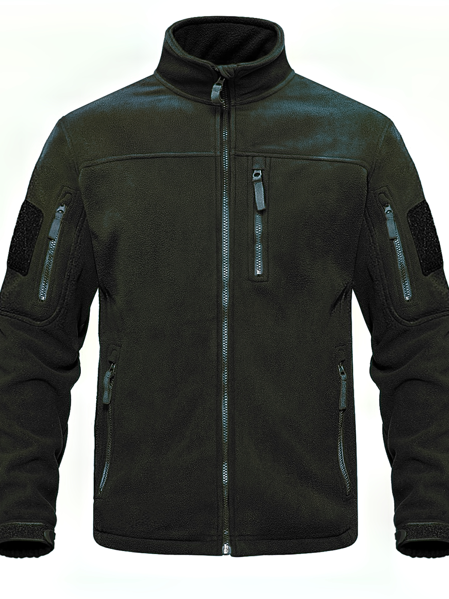 Veste polaire homme à fermeture éclaire et coupe-vent – Image 3