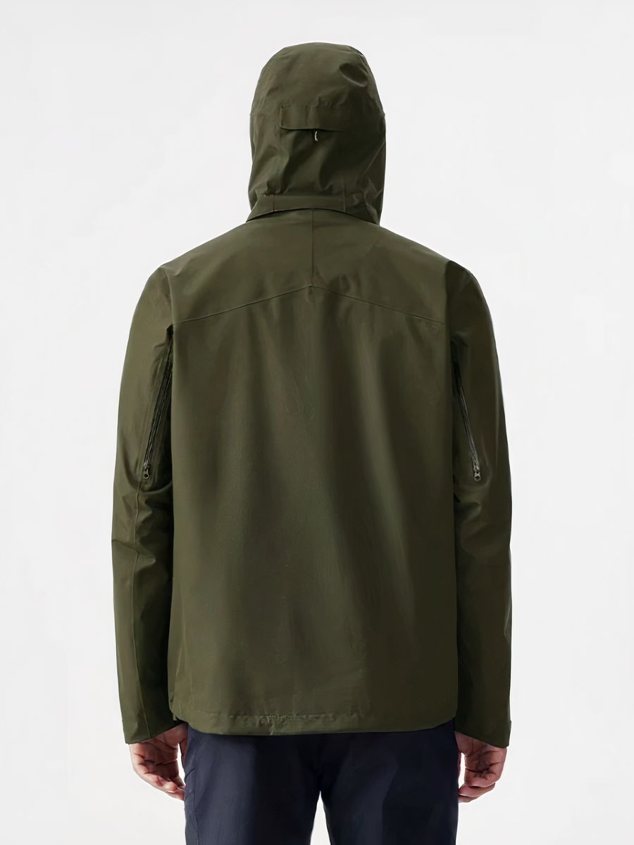 Veste randonnée homme imperméable avec capuche – Image 2