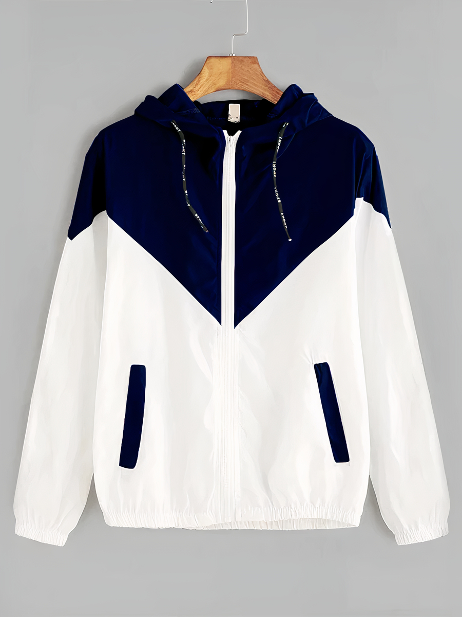 Veste running femme respirante zippée avec poches et capuche